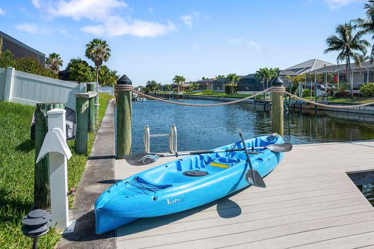 Kayak Available for Use at Flamingo House