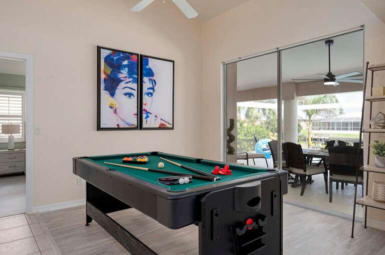 Game Table Pool and Air Hockey