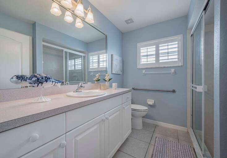 Hallway Bathroom with Shower
