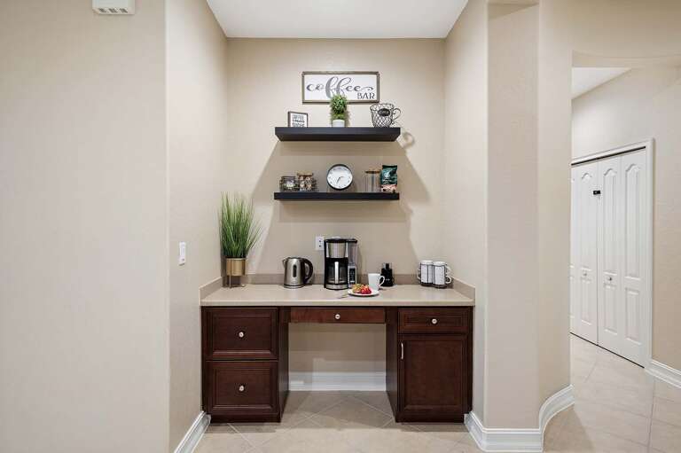 Designated Coffee Bar or Work Space