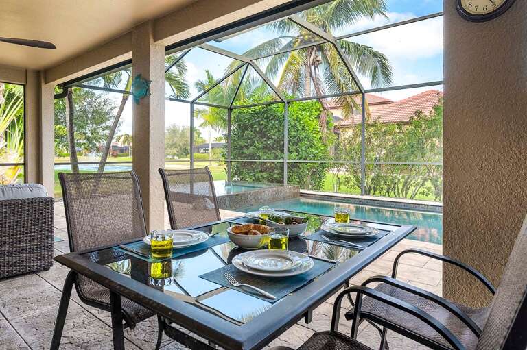 Enjoy an Al Fresco Dining Experience Surrounded By Lush Tropical Landscape