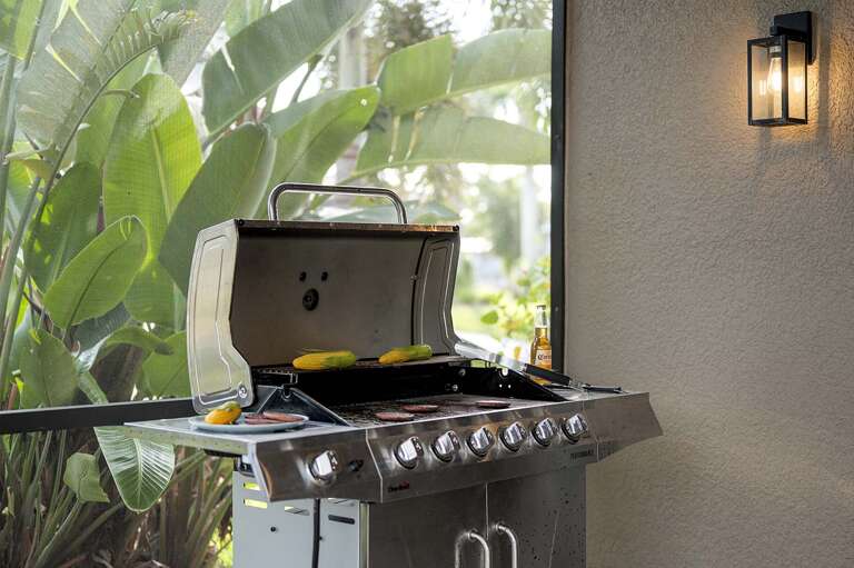 Enjoy some Burgers or Steaks on the BBQ