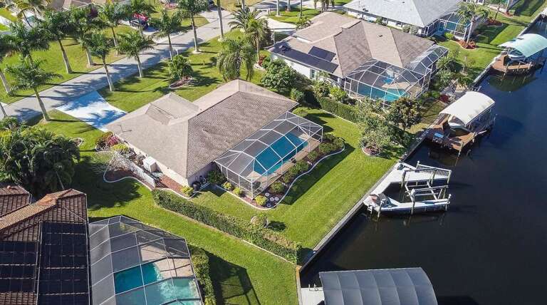 Aerial View of Fun in the Sun