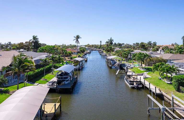 Aerial View of the Gulf Access Canal