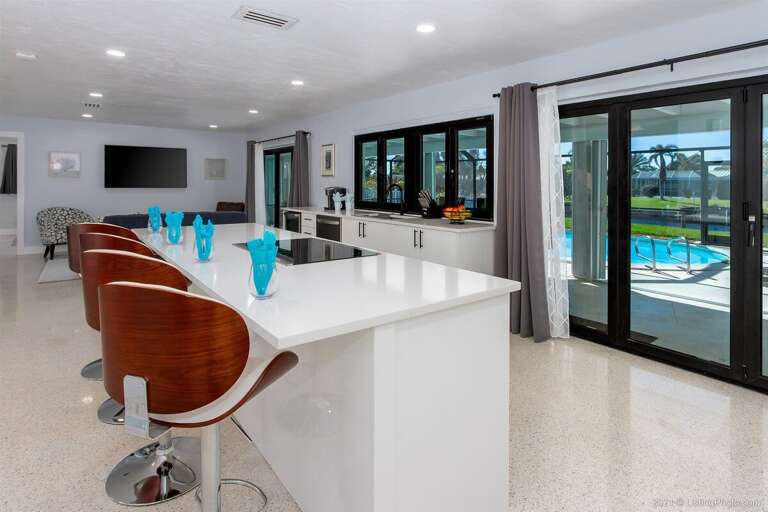 Large Center Island Great for Get Togethers