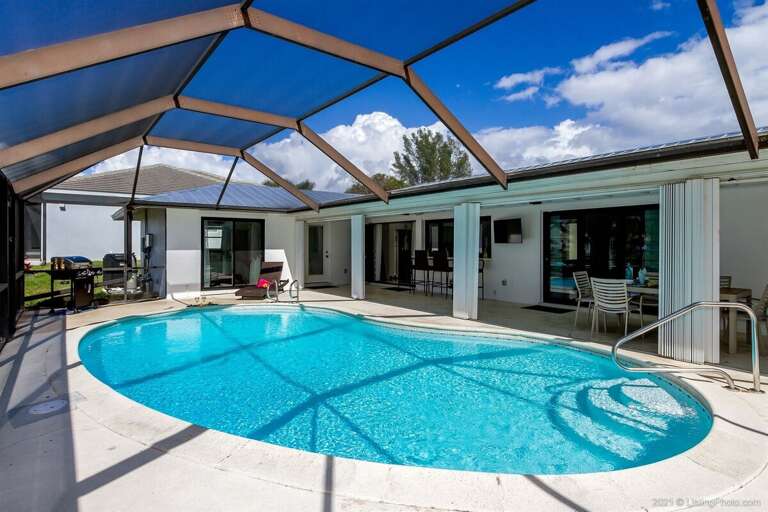 Swimming Pool and Lanai with Western Facing Exposure