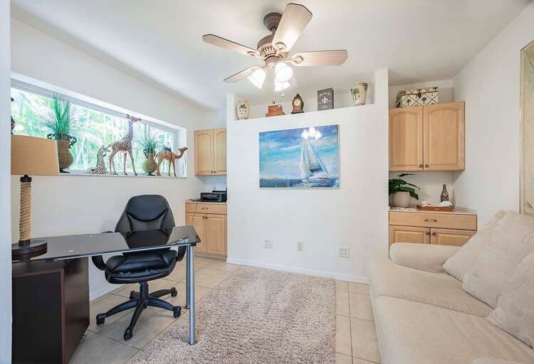 Designated Office with Couch