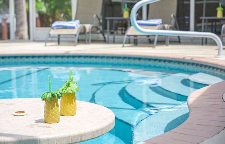 Swimming Pool with Table