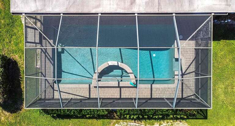 Aerial View of the Pool