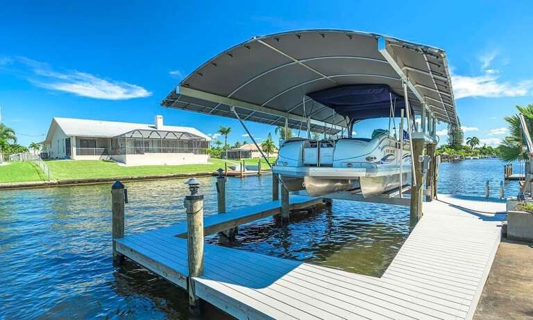 Boat Dock and Gulf Access Canal