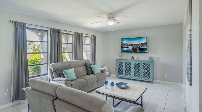 Living Room with Garden View