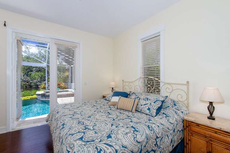 Secondary King Bedroom with Access to the Lanai