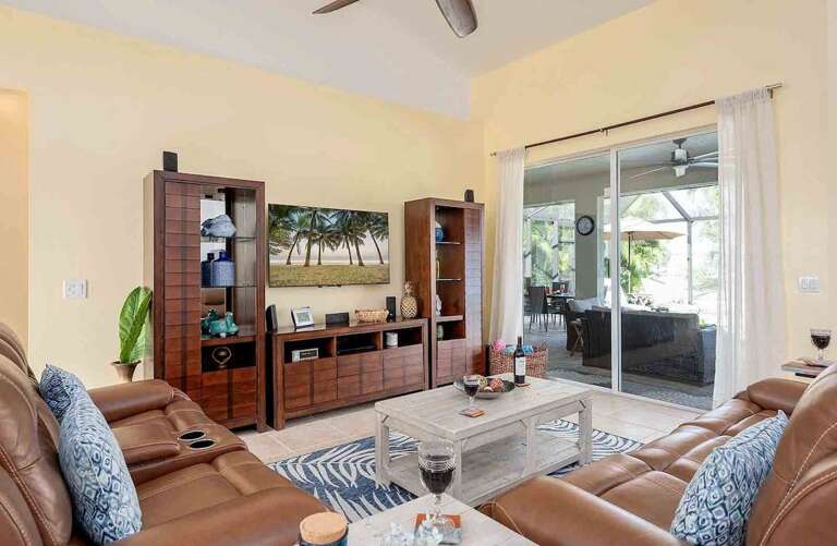 Living Room with Reclining Couches