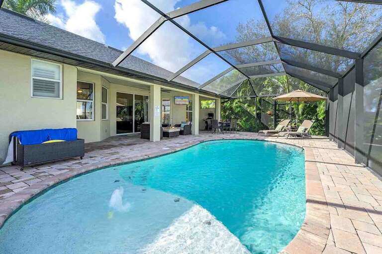 Outdoor Pool Space with Sun Deck