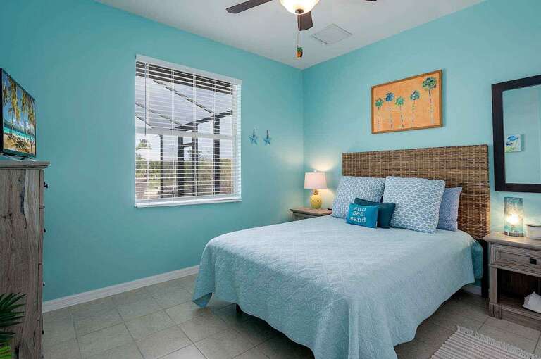 Queen Bedroom with Pool View