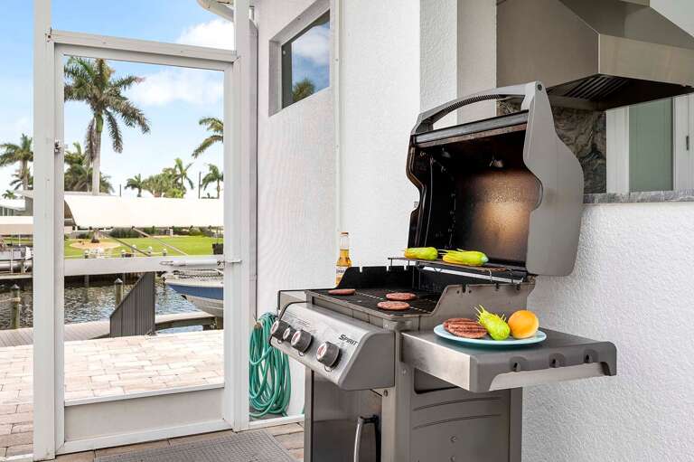 Enjoy Some Steaks or Hot Dogs on the BBQ