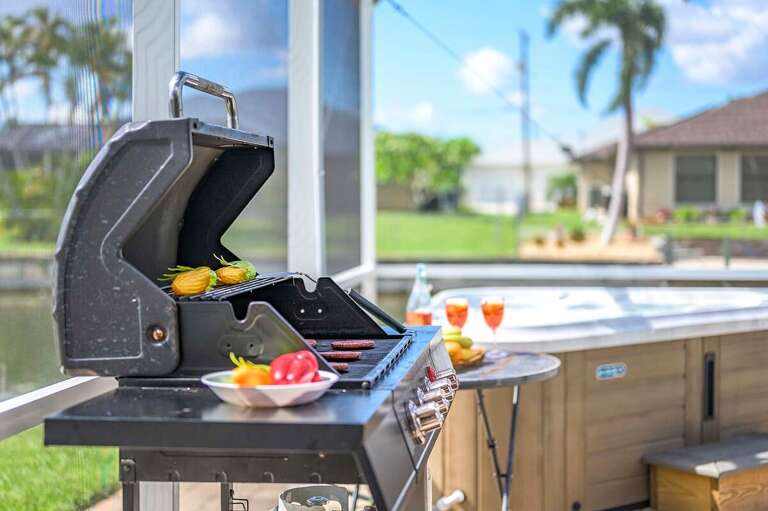 Enjoy a good Steak on the Propane BBQ