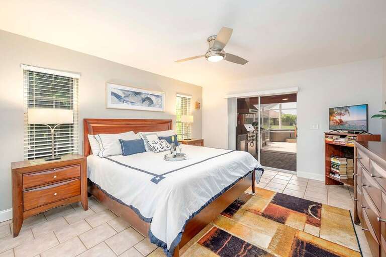 Main Bedroom with Access to Covered Lanai