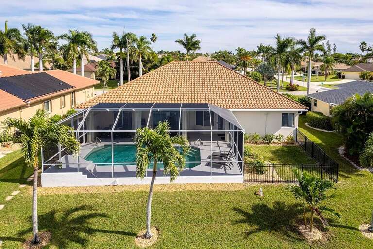 Aerial View of the Backyard