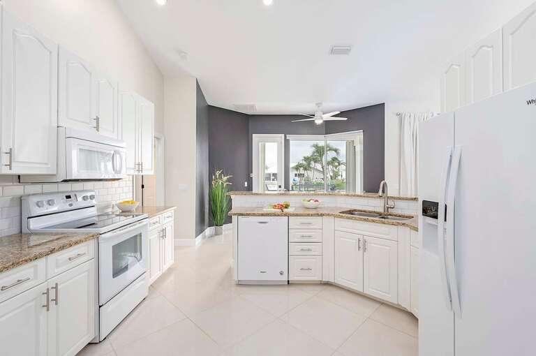 Kitchen with Fridge and Ice Maker