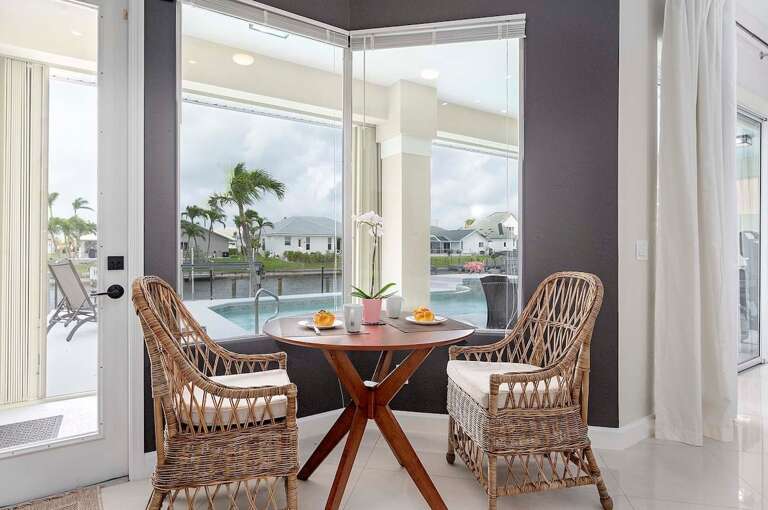 Nook Area with Comfy Seating for your Morning Coffee