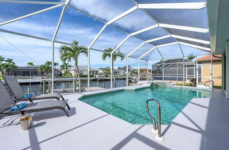 Pool with Lounge Space