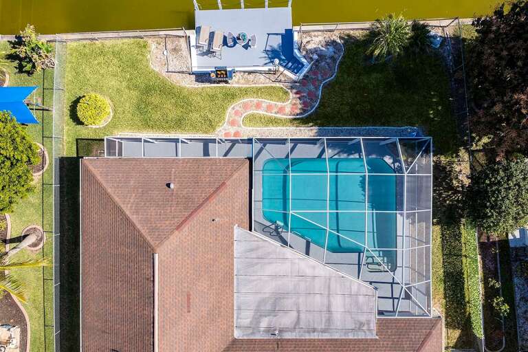 Bird Eye View of Villa Lake Kennedy