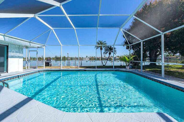 Large Pool with Lake Views
