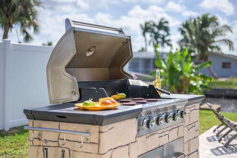Outdoor BBQ Area
