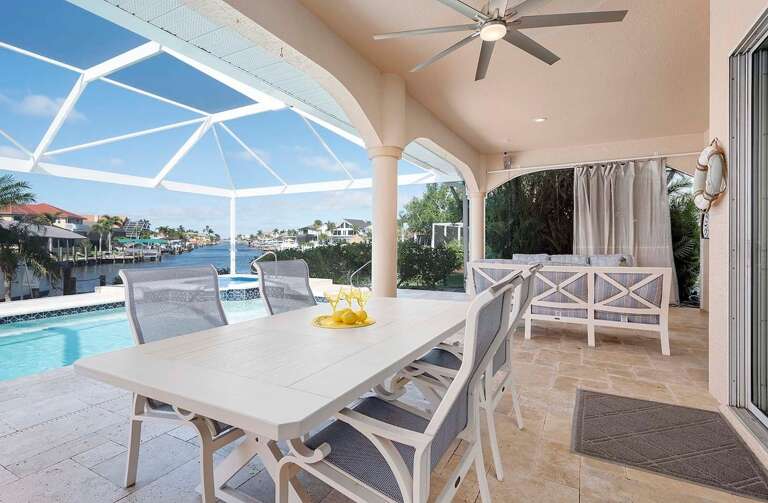 Al Fresco Dining for 10 under the Covered Lanai