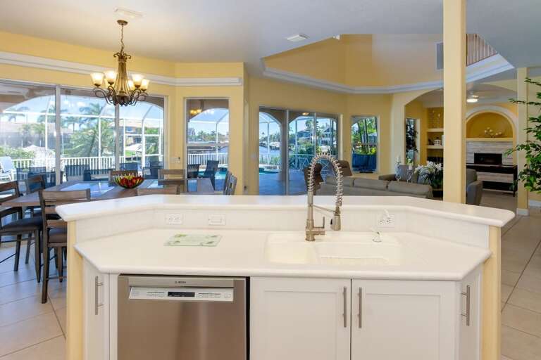 Magic Sunset Kitchen with a View