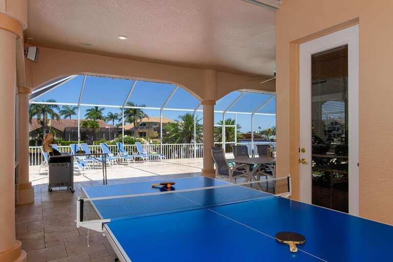 Magic Sunset Outdoor Ping Pong Table