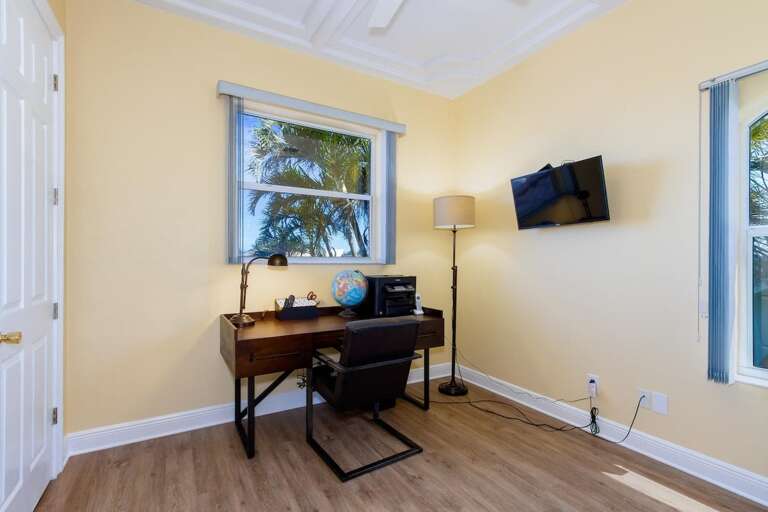 Upstairs Office Connected to Jack and Jill Bathroom
