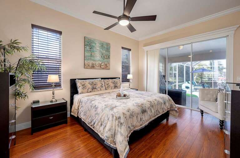 King Bedroom with Access to Lanai/Pool