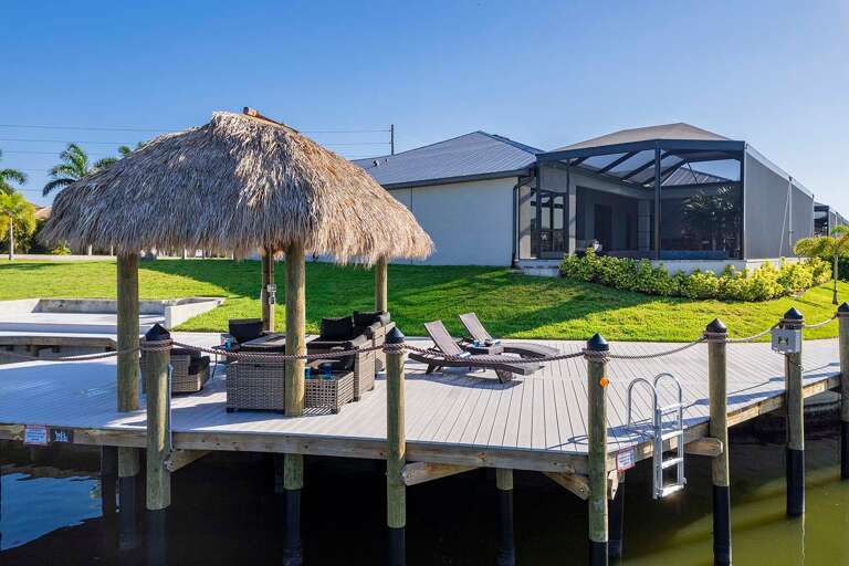 Enjoy Amazing Views on the Dock with Gulf Access