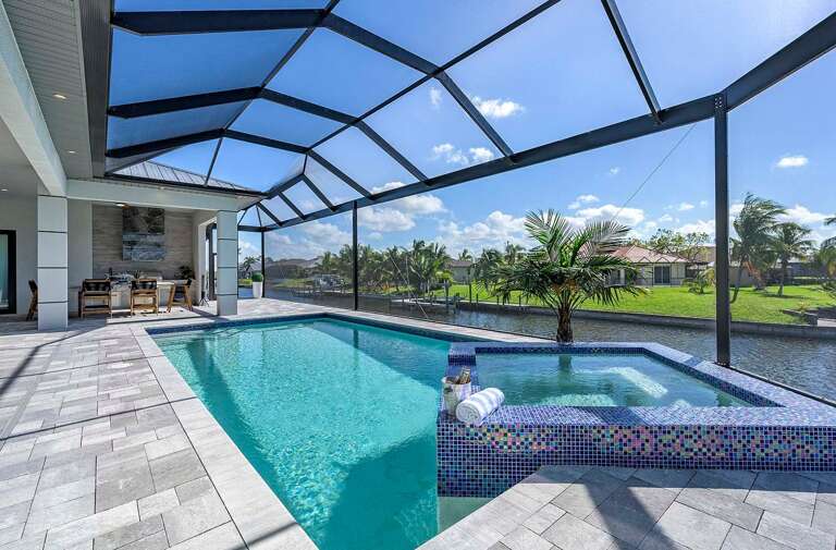 Take A Splash Pool Area with Spa and Lounge Area