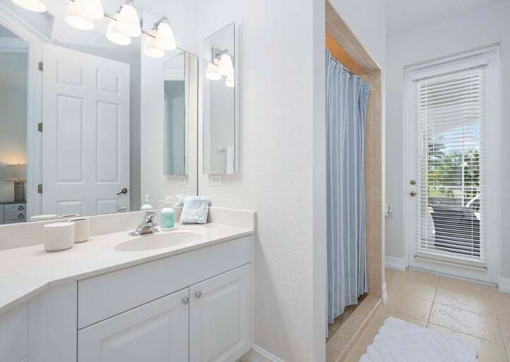 Guest Bathroom also Connected to Pool/Patio