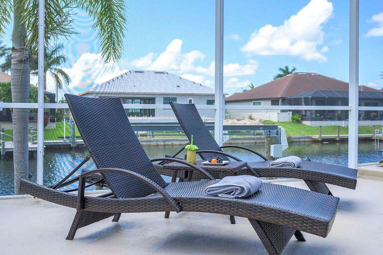 Lounge Chairs Poolside
