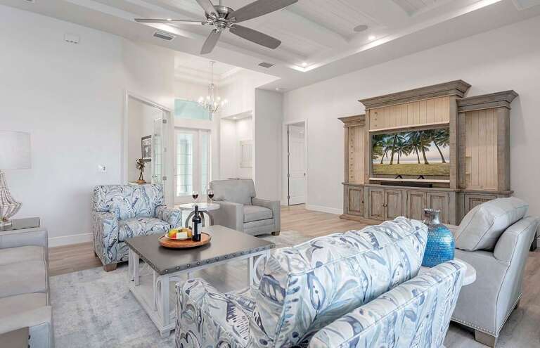 Beautiful Open Formal Living Room