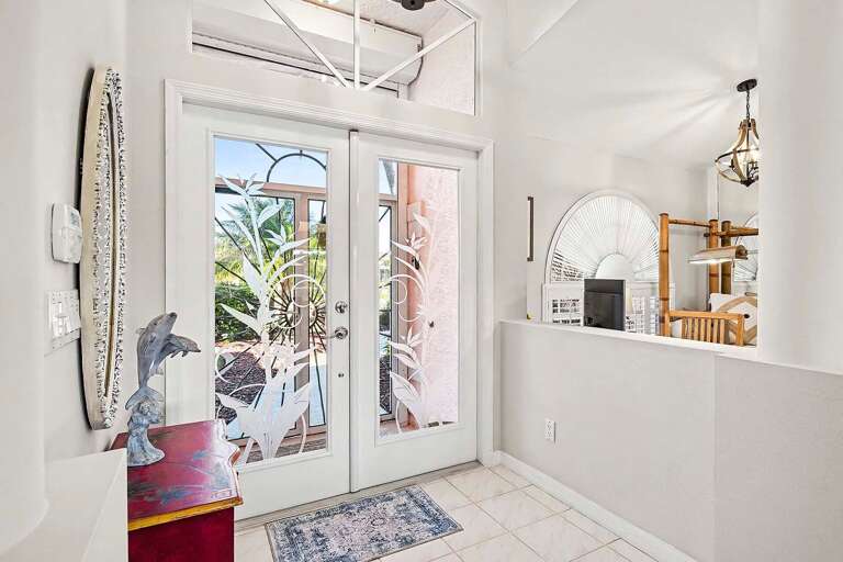 Entrance Foyer with Double Glass Doors