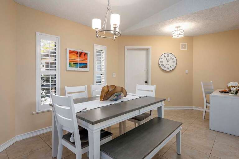 Dining Space with Views of the Garden