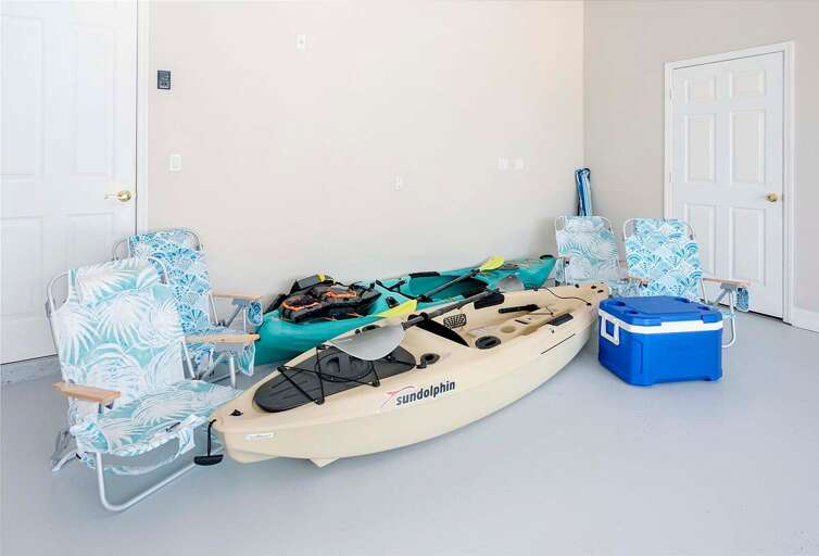 2 Kayaks, Life Vest as well as Beach Chairs and Coolers Available (Use at your own Risk)