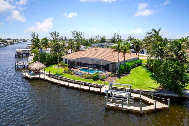 Palm Point Backyard View