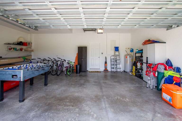 Bikes and Kayaks Beach chairs Umbrella and Cooler