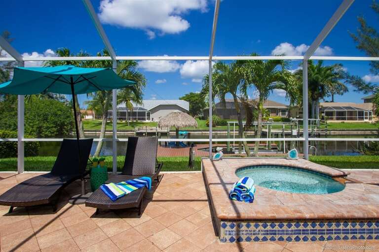 Comfortable Loungers are Provided Pool Side