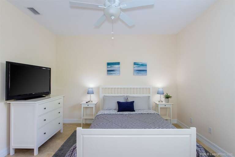 Guest Bedroom 3 Features a Queen Size Bed