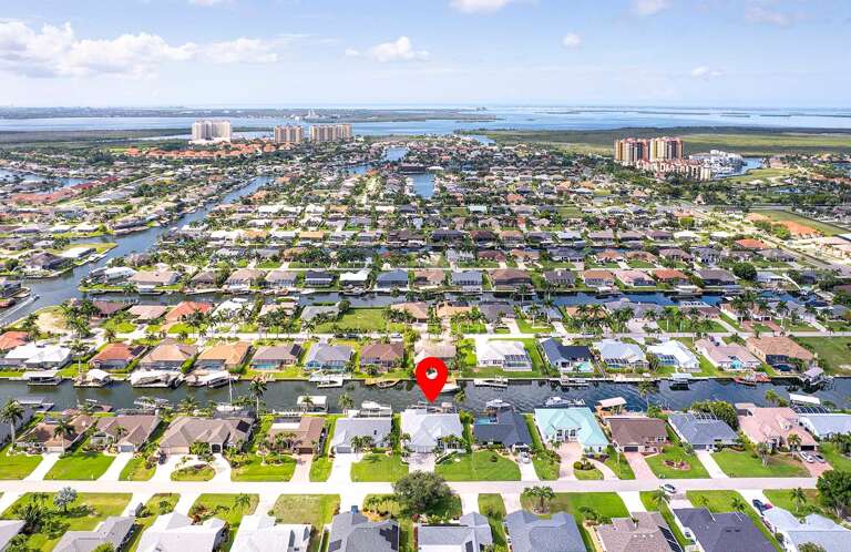 Aerial View of Paradise Souths' Location