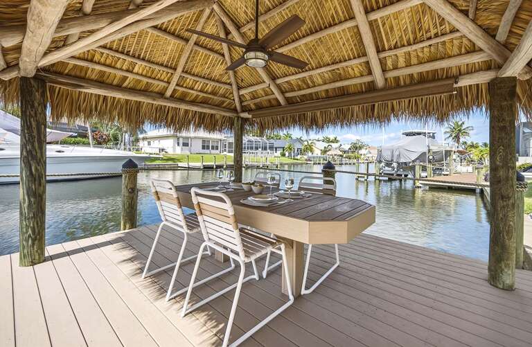 The Tiki Hut Offers Amazing Sunset Views and is a Great Place to Enjoy some Cocktails