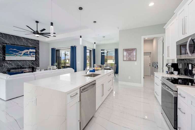 Beautiful Kitchen with Stainless Appliances and lots of Cabinet Space