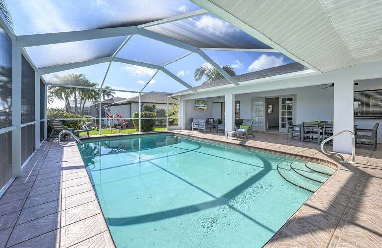 Covered Lanai and Pool Deck